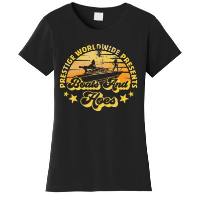 Retro Vintage Prestige Worldwide Boats And Hoes Women's T-Shirt