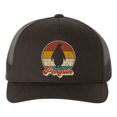 Retro Vintage Penguin Funny Penguin Lover Yupoong Adult 5-Panel Trucker Hat