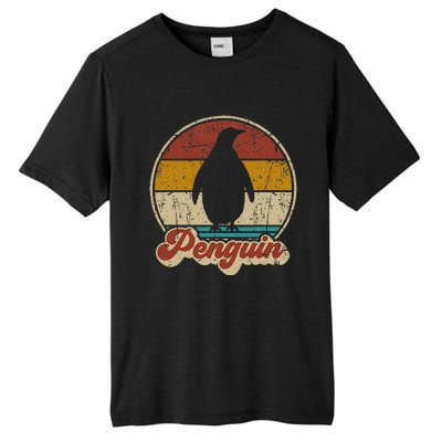 Retro Vintage Penguin Funny Penguin Lover Tall Fusion ChromaSoft Performance T-Shirt