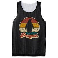 Retro Vintage Penguin Funny Penguin Lover Mesh Reversible Basketball Jersey Tank