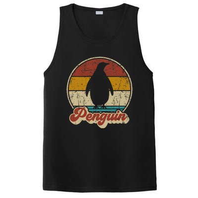 Retro Vintage Penguin Funny Penguin Lover PosiCharge Competitor Tank