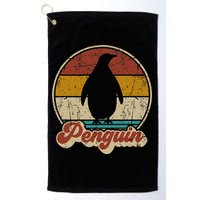 Retro Vintage Penguin Funny Penguin Lover Golf Towel