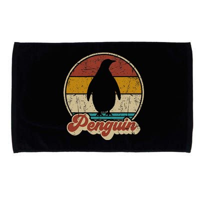 Retro Vintage Penguin Funny Penguin Lover Microfiber Hand Towel