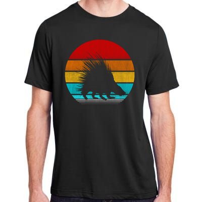 Retro Vintage Porcupine Adult ChromaSoft Performance T-Shirt