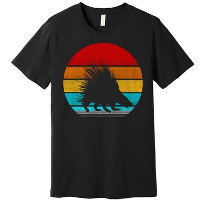 Retro Vintage Porcupine Premium T-Shirt