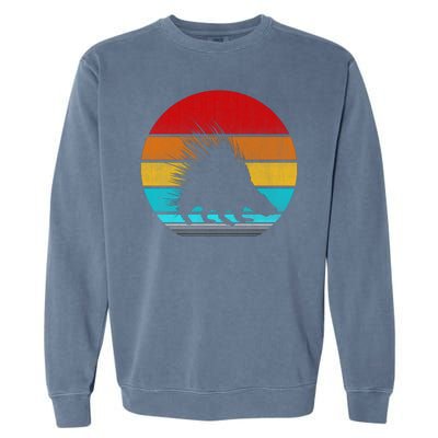 Retro Vintage Porcupine Garment-Dyed Sweatshirt