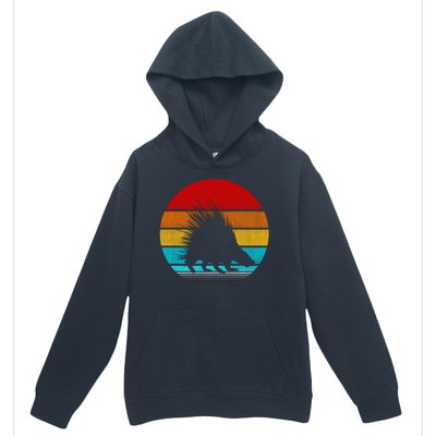 Retro Vintage Porcupine Urban Pullover Hoodie