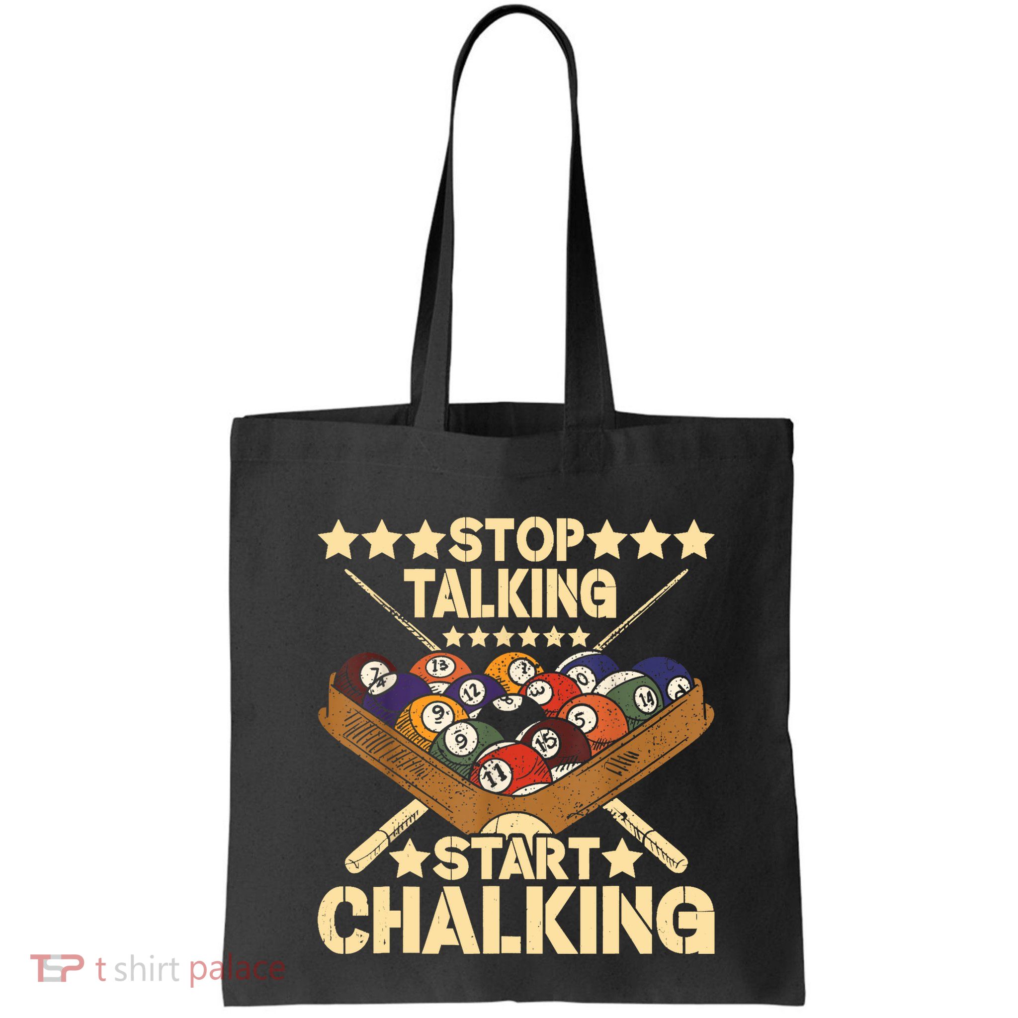 Retro Vintage Pool Billiard Team 8 Ball Pool Billiard Player Gift Bag