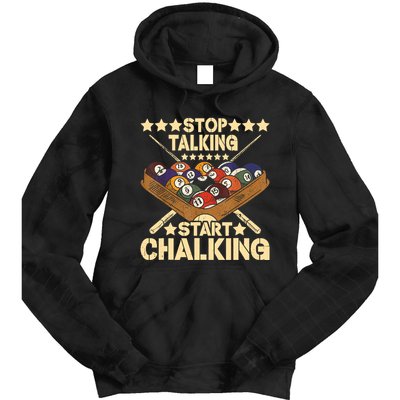 Retro Vintage Pool Billiard Team 8 Ball Pool Billiard Player Gift Tie Dye Hoodie