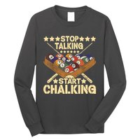 Retro Vintage Pool Billiard Team 8 Ball Pool Billiard Player Gift Long Sleeve Shirt