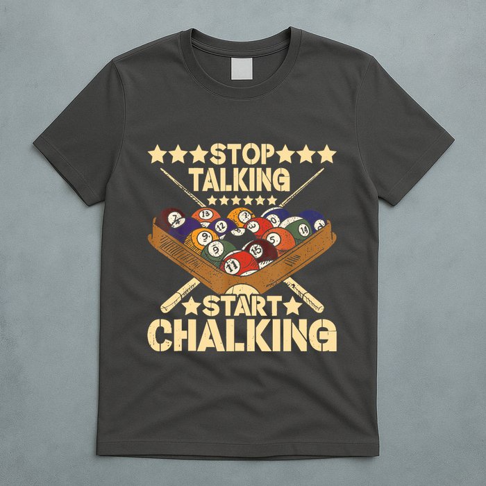 Retro Vintage Pool Billiard Team 8 Ball Pool Billiard Player Gift T-Shirt