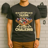 Retro Vintage Pool Billiard Team 8 Ball Pool Billiard Player Gift T-Shirt