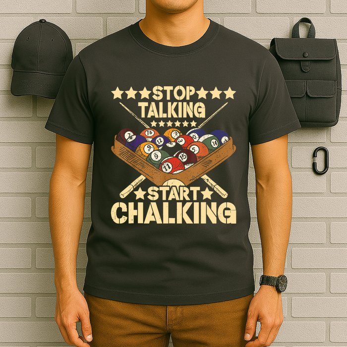 Retro Vintage Pool Billiard Team 8 Ball Pool Billiard Player Gift T-Shirt