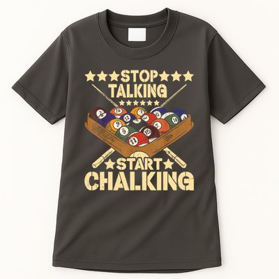 Retro Vintage Pool Billiard Team 8 Ball Pool Billiard Player Gift Tall T-Shirt