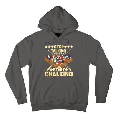 Retro Vintage Pool Billiard Team 8 Ball Pool Billiard Player Gift Tall Hoodie