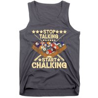 Retro Vintage Pool Billiard Team 8 Ball Pool Billiard Player Gift Tank Top