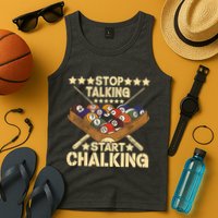 Retro Vintage Pool Billiard Team 8 Ball Pool Billiard Player Gift Tank Top