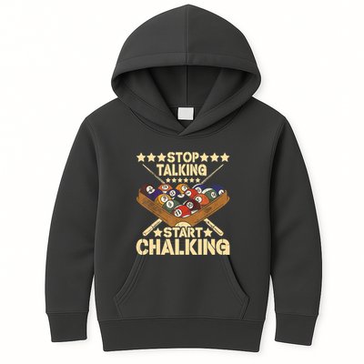 Retro Vintage Pool Billiard Team 8 Ball Pool Billiard Player Gift Kids Hoodie