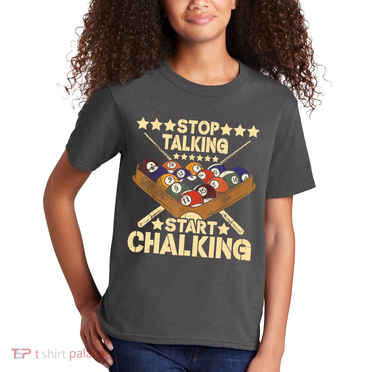 Retro Vintage Pool Billiard Team 8 Ball Pool Billiard Player Gift Kids T-Shirt