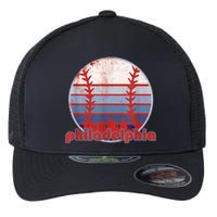 Retro Vintage Philly Baseball Skyline Cool Philadelphia Flexfit Unipanel Trucker Cap