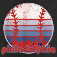 Retro Vintage Philly Baseball Skyline Cool Philadelphia Beanie
