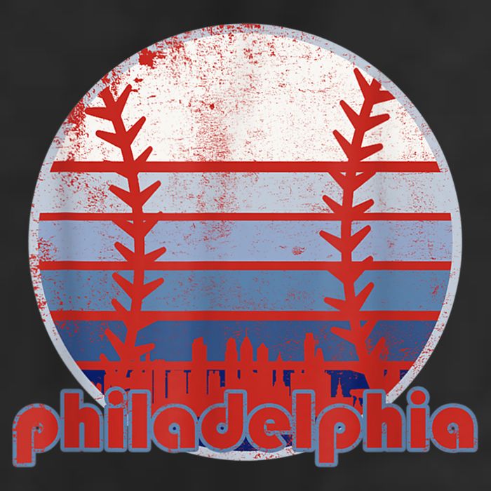 Retro Vintage Philly Baseball Skyline Cool Philadelphia Beanie