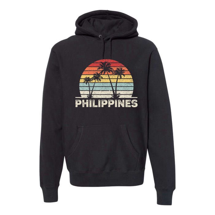 Retro Vintage Philippines Premium Hoodie