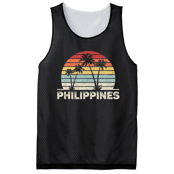 Retro Vintage Philippines Mesh Reversible Basketball Jersey Tank