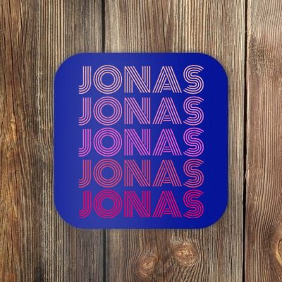 Retro Vintage Pink Jonas  Coaster