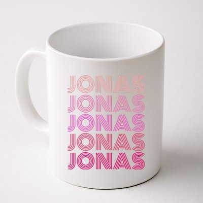 Retro Vintage Pink Jonas  Coffee Mug