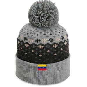 Retro Venezuela Patriotic Pole Signature Flag Cool Gift The Baniff Cuffed Pom Beanie