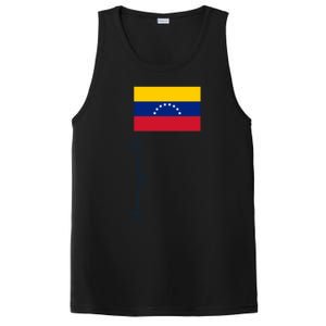 Retro Venezuela Patriotic Pole Signature Flag Cool Gift PosiCharge Competitor Tank