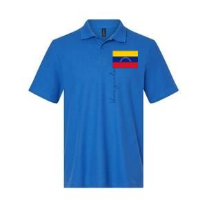 Retro Venezuela Patriotic Pole Signature Flag Cool Gift Softstyle Adult Sport Polo