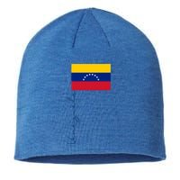 Retro Venezuela Patriotic Pole Signature Flag Cool Gift Sustainable Beanie