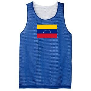 Retro Venezuela Patriotic Pole Signature Flag Cool Gift Mesh Reversible Basketball Jersey Tank