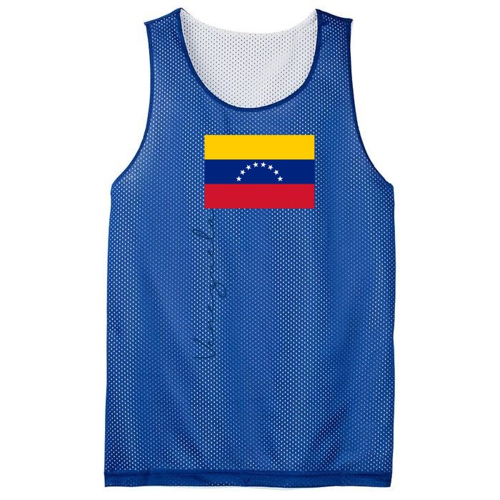 Retro Venezuela Patriotic Pole Signature Flag Cool Gift Mesh Reversible Basketball Jersey Tank