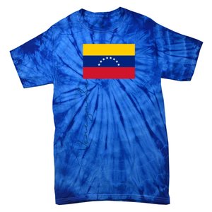 Retro Venezuela Patriotic Pole Signature Flag Cool Gift Tie-Dye T-Shirt