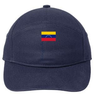 Retro Venezuela Patriotic Pole Signature Flag Cool Gift 7-Panel Snapback Hat