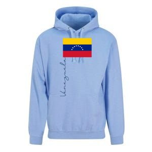 Retro Venezuela Patriotic Pole Signature Flag Cool Gift Unisex Surf Hoodie