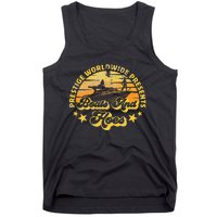 Retro Vintage Prestige Worldwide Boats And Hoes Tank Top