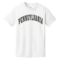 Retro Vintage Pennsylvania State Souvenir Gift Pennsylvania Kids T-Shirt