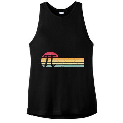 Retro Vintage Pi Day 3.14 Funny Math Nerd Ladies PosiCharge Tri-Blend Wicking Tank