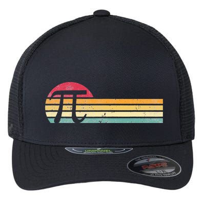 Retro Vintage Pi Day 3.14 Funny Math Nerd Flexfit Unipanel Trucker Cap