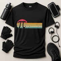 Retro Vintage Pi Day 3.14 Funny Math Nerd Performance Shirt