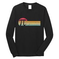 Retro Vintage Pi Day 3.14 Funny Math Nerd Long Sleeve Shirt