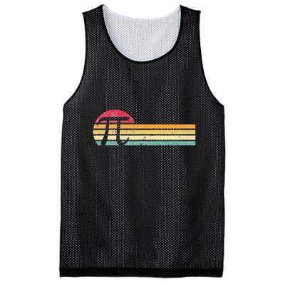 Retro Vintage Pi Day 3.14 Funny Math Nerd Mesh Reversible Basketball Jersey Tank