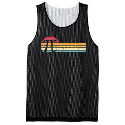 Retro Vintage Pi Day 3.14 Funny Math Nerd Mesh Reversible Basketball Jersey Tank