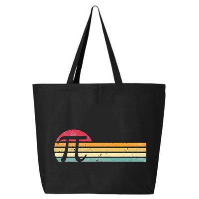 Retro Vintage Pi Day 3.14 Funny Math Nerd 25L Jumbo Tote