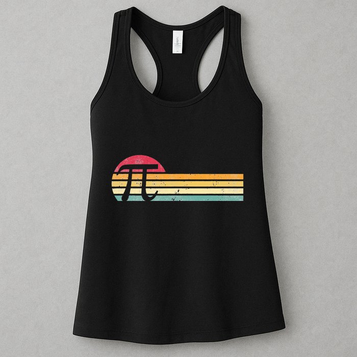 Retro Vintage Pi Day 3.14 Funny Math Nerd Womens Tank Top