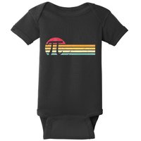 Retro Vintage Pi Day 3.14 Funny Math Nerd Baby Bodysuit
